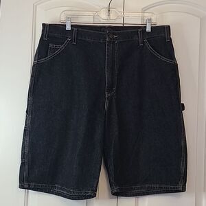 Dickies Relaxed Denim Utility Shorts Cotton Size 36